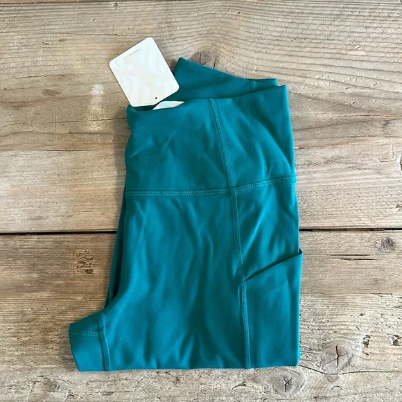 NWT- Fabletics PureLuxe HW Pocket Full length Leggings -FAIRWAY (27” inseam) - Picture 7 of 12